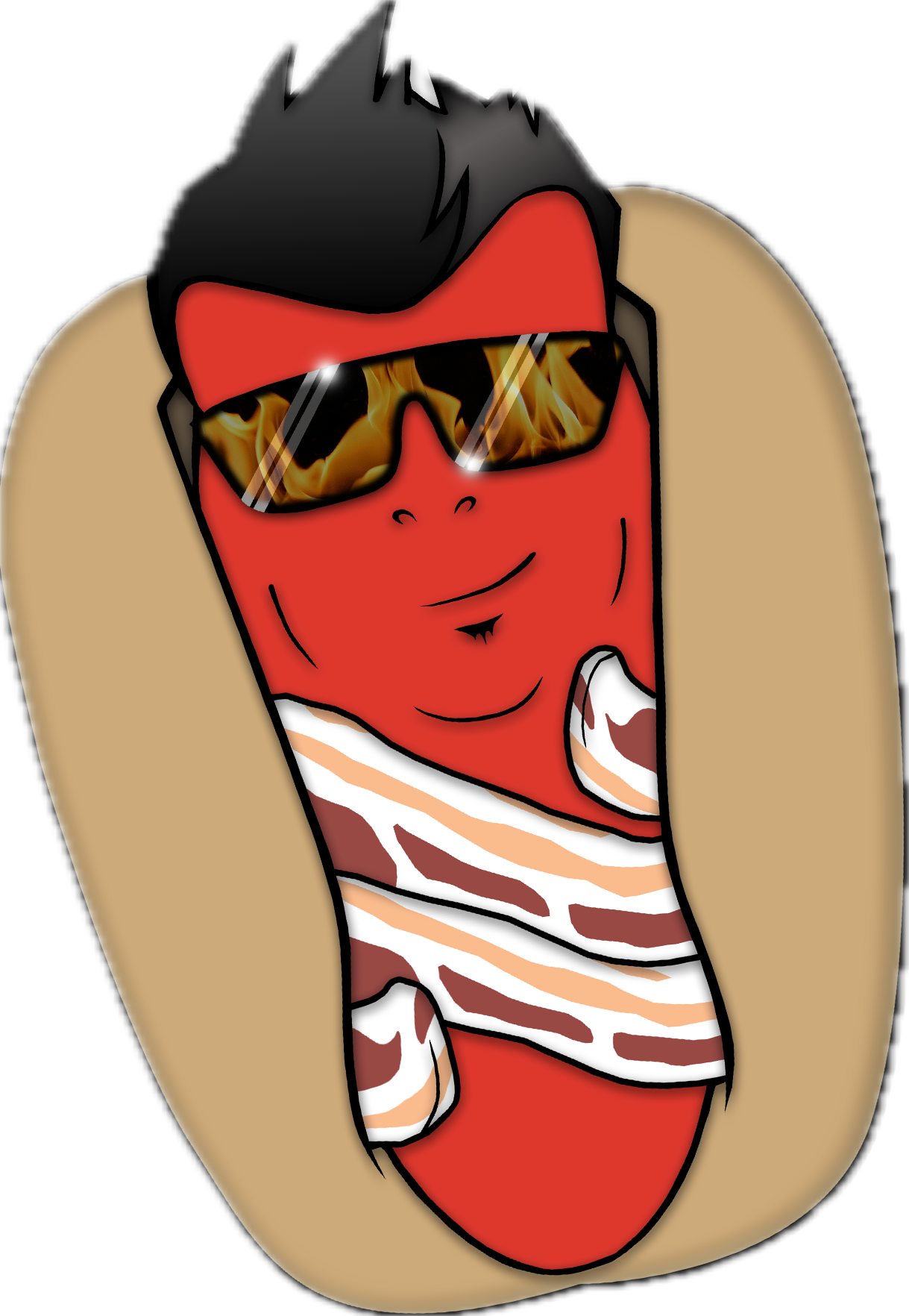 Mr. Hot Bunz mascot